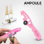 Ampoule Cutter for Doctors Nurse, Glass Bottle Cap Remover Cutter Ampule Breaker for Hospital and Clinic (Pink)