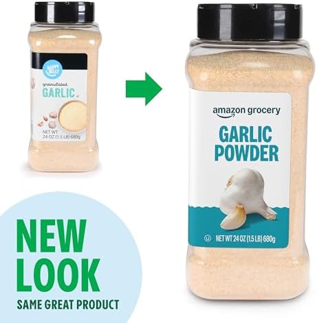 Amazon Grocery, Garlic Powder, 24 Oz