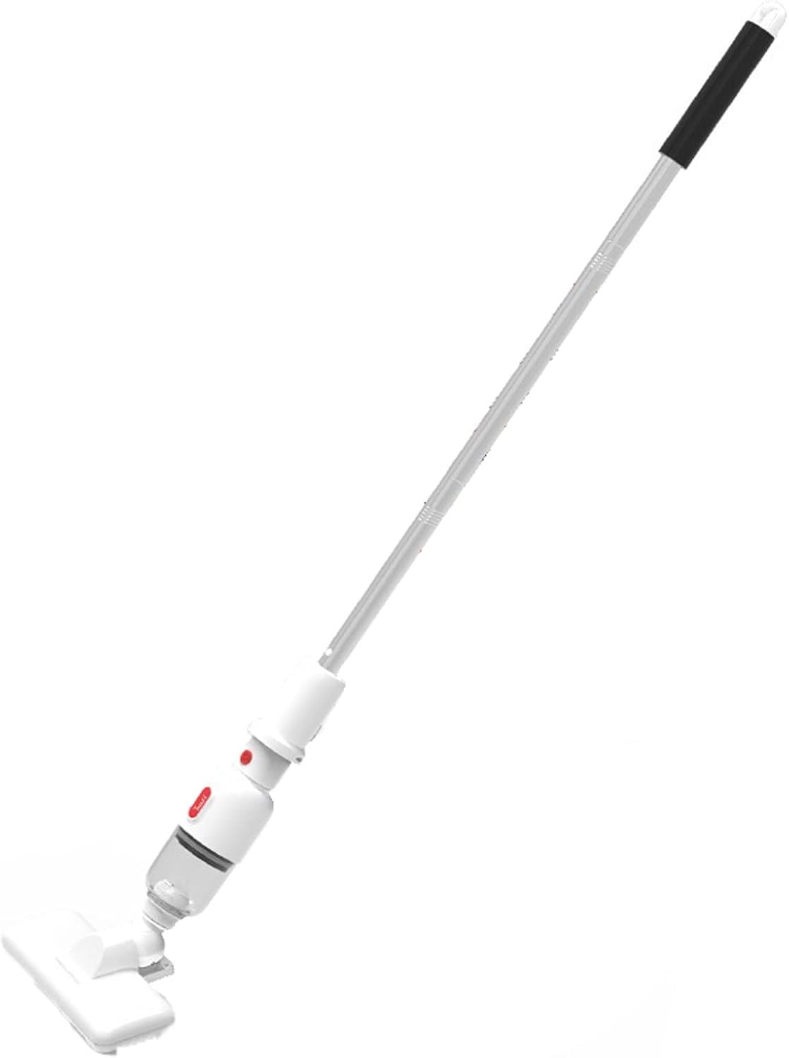 Wireless Vacuum Wireless Chargeable Smart Vacuum Cleaner Handheld Cordless Dual Use Mini Big Suction Multifunction Car&Home Vacuum Cleaner (Color : White)