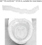 20 Pack Sitz Bath Cover Liner Disposable Sitz Bath Liner Cover Bags for Hemorrhoids Toilet Seat Postpartum Care Perineal Soaking Women Collapsible Sits Bath Kit