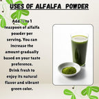 Alfalfa Powder 2lb | Green Superfood Leaf Powder | Gluten-Free, Non-GMO, Vegan | Rich in Fiber | Ideal for Smoothies, Juices, Shakes & Daily Nutrition