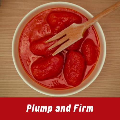 Mutti Organic Whole Peeled Tomatoes (Pelati), 14 oz. | 6 Pack | Italy’s #1 Brand of Tomatoes | Fresh Taste for Cooking | Canned Tomatoes | Vegan Friendly & Gluten Free | No Additives or Preservatives