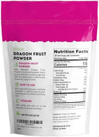 Kate Naturals Dragon Fruit Powder for Baking & Drinks (4oz). Vegan, Gluten Free Dried Pink Pitaya Powder for Dragonfruit Syrup, Smoothies & Food Coloring