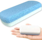 WOONEKY Double Sided Pumice Stone Foot Callus Scrubber Dead Skin Remover Lightweight Portable Foot Pedicure Tool 3.74X1.96 Inch for Feet Exfoliation and Heel Cleaner
