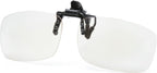 Reading Glasses Clip On and Flip Up Blue Light Blocking Magnifying Glasses Magnifiers Lenses for Unisex (Transparent, 1.5)