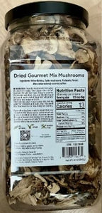 (Pack of 1) The Wild Mushroom Co. Dried Gourmet Mix Mushrooms, Premium, Quality, Packed in France, Net Weight 12 oz (340g)