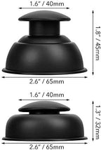 Silicone Cupping Therapy Sets Cups Massage, 12pcs Professional Vacuum Cupping Anti Cellulite Suction Cup for Facial Body Massage, Deep Tissue, Myofascial Release, Pain Relief, Muscle Relaxation(Black)