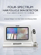 Skin Hair Scalp Detector Hair Follicle Facial Skin Oil Moisture 11 Inch HD LCD Screen Microscope Tester