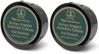 Taylor of Old Bond Street Royal Forest Fragrance Shaving Cream Bowl 150g (2-Pack) – Rich Lather for Traditional Shaving