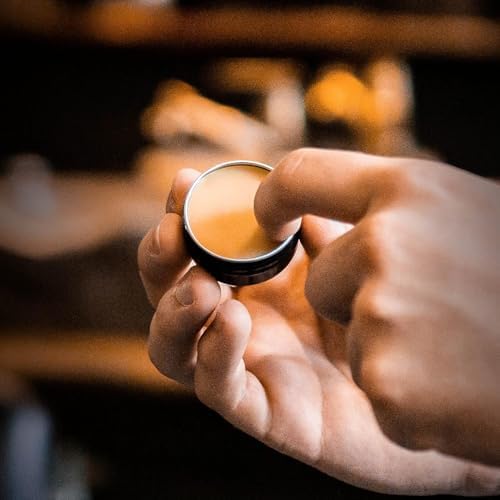 Charlemagne Mustache Wax - 0.5 Oz, Pack of 1, Lime - Strong Hold Styling with Beard Wax - Barber-Developed Beard Balm Styling