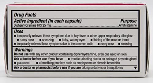 Quality Choice Allergy Relief Antihistamine Medicine 100 Capsules Each (2)