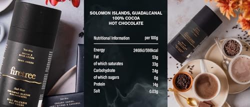 Firetree Solomon Islands, Guadalcanal (100%) Rich Volcanic Hot Chocolate 245g