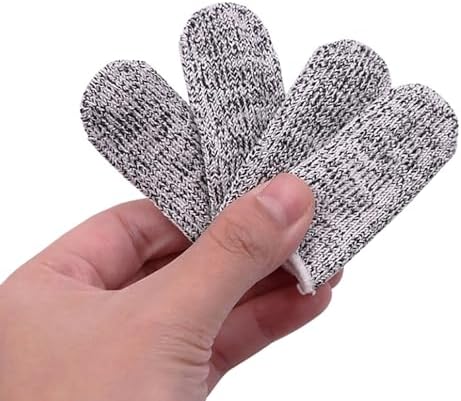 10Pcs Finger Cots Thumb Protector Anti-Cut Fingertips Finger Sleeve Flexible Resistant Protection Finger Cots DIY Work