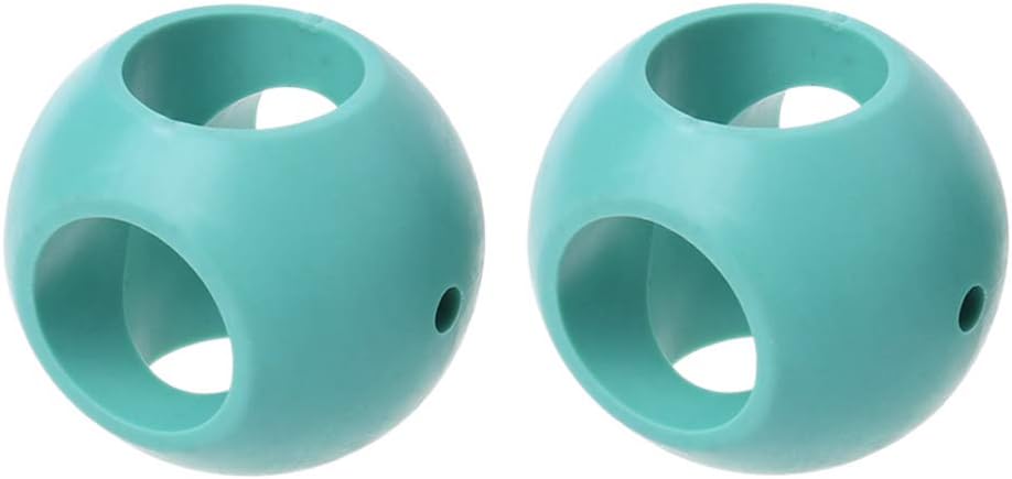 kobeIeen 2pcs Anti Limescale Magnetic Laundry Balls Purified Water Washing Machine A