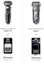 Braun Series 7 New Generation Electric Shaver 73s Replacement Head, Compatible with 7020s, 7025s, 7085cc, 7027cs, 7071cc and 7075cc Shavers