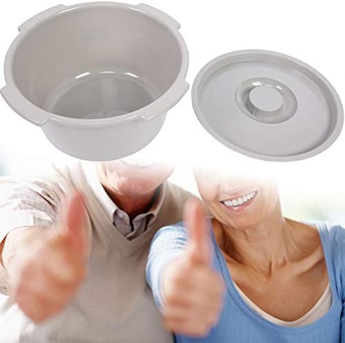 ViaGasaFamido Portable Toilet Bucket Replacement, Commode Pail, Universal Replacement Commode Pail Toilet Chair Bucket for The Elderly, Maternal