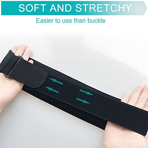 Comfortable Insulin Pump Belt Diabetic Pouch T1D Holder Waist Band for Diabetes Epipen Tube Medical Devices Accessories Secure Men Women Running Travel Black Large