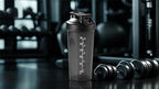 Fox Run Blending Bottler, 20 oz Shaker Bottle with Stainless Steel Ball Whisk and Measurements