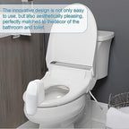 Toilet Splash Guard for Directs Urine Home Care Disability Elevated and Boys Potty Training,Diversion Pee Guard,Portable Restroom Pee Guard for Toilet Seat Adult Men,Prevent Urine Splashing (1 Pack)