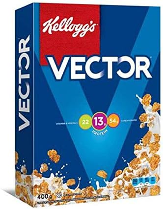 Kellogg's Vector Meal Replacement Cereal, 400g/14.1oz, 2-Pack (Imported from Canada)