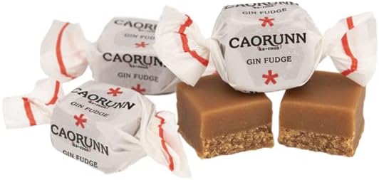 Gardiners of Scotland Handmade Fudge, Caorunn Celtic Gin Fudge 10.6 Ounce Tin
