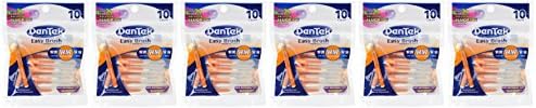 DenTek Easy Brush Interdental Cleaners | Brushes Between Teeth | Standard | Mint Flavor | 10 Count (Pack of 6)