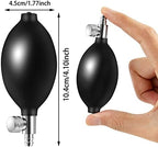 Lamoutor 3Pcs Blood Pressure Latex Bulb Replacement Inflation Bulb Pump Hand Squeeze Sphygmomanometer Bulb with Air Release Valve
