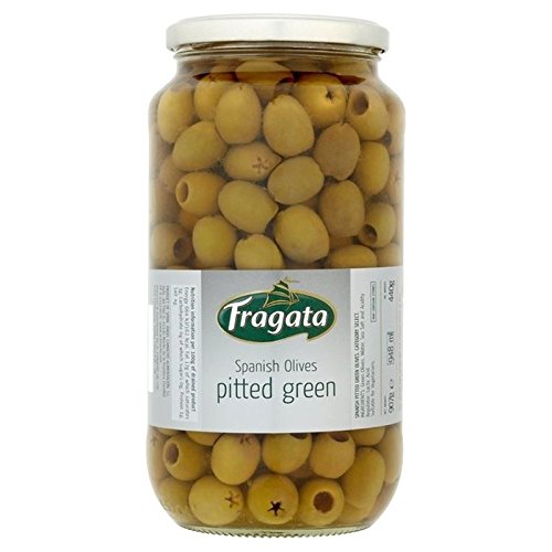 Fragata Pitted Green Olives 907g - Pack of 6
