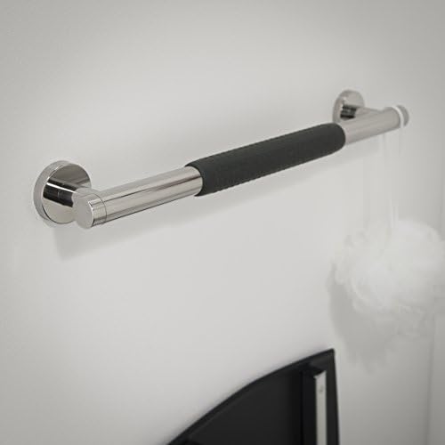 Tiger Boston Comfort & Safety Grab Rail 45cm, Stainless Steel Polished, 45 x 5.1 x 7 cm