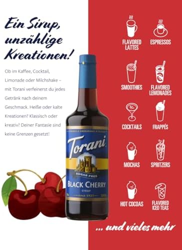 Torani Sugar Free Black Cherry Syrup 750mL