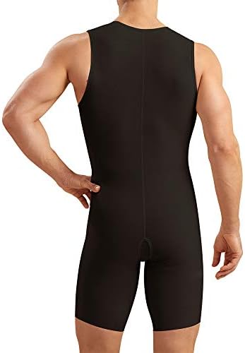 MARENA MB2 Zipperless Men’s Sleeveless Bodysuit - Post Surgery Compression Garment