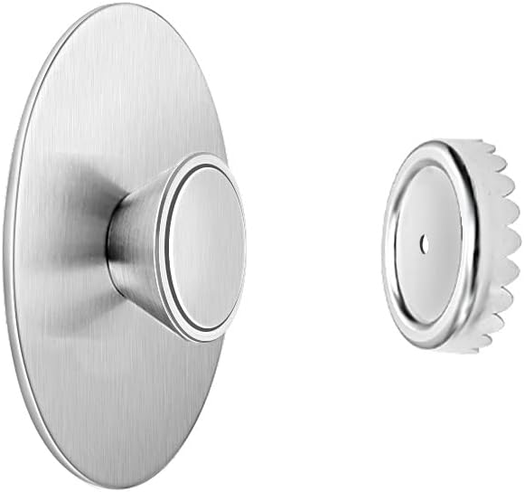Magnetic Soap Dish - No-Drill Stainless Steel Soap Holder for Bathroom & Shower, Rustproof Wall-Mounted (Silver)