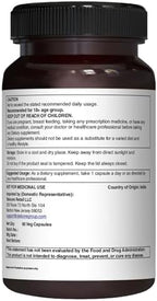 Pure Nutrition Triple Ginseng - an Unique and Effective Combination of Red Ginseng, American Ginseng and Siberian Ginseng. 790mg per Capsule | 60 Veg Caps Pack