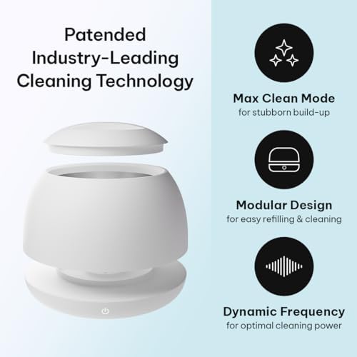 Zima Dental Pod PRO: New Ultrasonic Retainer Cleaner Machine. Market-Leading, Best Aligner Cleaner, Nightguard Cleaner, Mouthguard Cleaner, Denture Cleaner, Ultrasonic Cleaner for Oral Dental Care