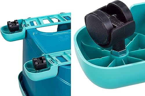 Leifheit Wischsystem Twist Floor mop, 9,7 x 8 x 44cm, Turquoise