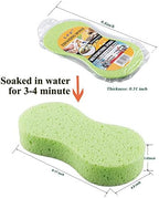 20 Pack Car Wash Sponges Multi-Functional Sponge Multi-Color Cleaning Sponges with Vacuum Compressed Packing