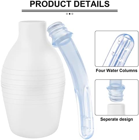 RANEU Enema Bulb Kit with Lube Anal Douche Superior Materials Douche for Men Women Made of Comfortable Material