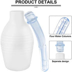 RANEU Enema Bulb Kit with Lube Anal Douche Superior Materials Douche for Men Women Made of Comfortable Material