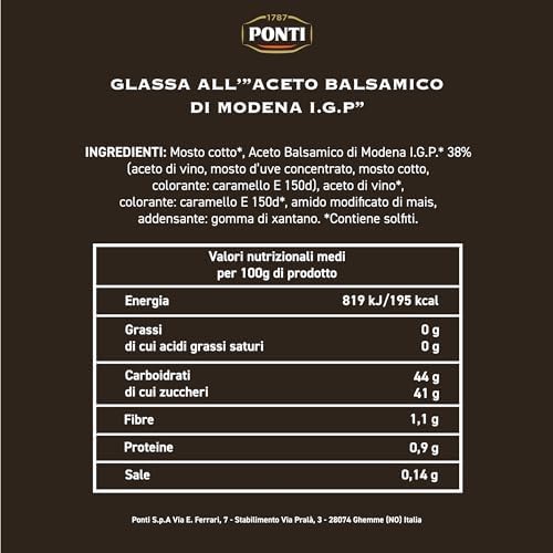 Ponti - Glaze Balsamic Vinegar - 250g