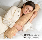 samply Hot Water Bottle with Plush Cover, 3L Hot Water Bag for Full Body Warmth, Cozy Comfort for Back, Abdomen & Menstrual Cramps, Yellow Leopard Print