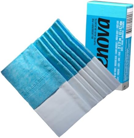 Renova Scented Pocket Tissue - 9 Tissues/Pack - 3-Ply (6 Pocket Packs, Blue Blueberry pie)