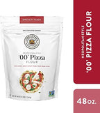 King Arthur 00 Pizza Flour, Non-GMO Project Verified, 100% American Grown Wheat, 3 lb Bag