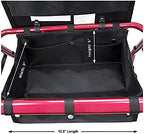 Under Seat Rollator Bag, Large Size Rollator Basket, Under Seat Bag or Tote for Four Wheel Rollator, Walker Underseat Replacement Medical Basket (Black-S)