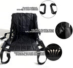 Patient Lift Transfer Belt,Wheelchair Transfer Sling Pad for Elderly & Disabled - Transfer Sling,Lift Assist Device for Stairs, Chairs,Cars &Bed (Black)