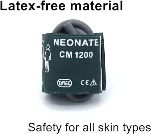 Blood Pressure Cuff with Different Size Tubes (Neonate(6~11cm), Green Nylon + 35cm Single Tube)