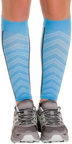 Zensah Featherweight Compression Leg Sleeves - Relieve Shin Splints, Calf Strains