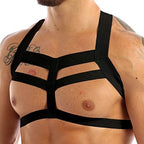 dPois Men's Strong Nylon Shoulder Support Brace Body Chest Harness Lingerie Belts