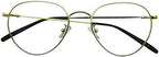 Classic Reading Glasses Mens Womens +1.75 Readers Gold Colour Metal Frames Eyewear