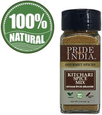 Pride of India - Kitchari Spice Seasoning – Made with Authentic Indian Spices – Easy to Use – 2 oz. Small Dual Sifter Bottle