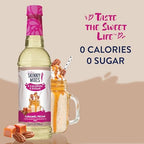 Jordan's Skinny Mixes Syrups Sugar Free Coffee Syrup, Caramel Pecan Flavor Drink Mix, Zero Calorie Flavoring for Chai Latte, Protein Shake, Food & More, Gluten Free, Keto Friendly, 25.4 Fl Oz, 1 Pack